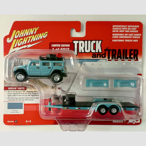 2004 Hummer H2 with Open Car Trailer