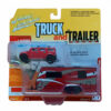 Johnny Lightning 2004 Hummer H2 Red with Dark Red Camper Trailer Limited