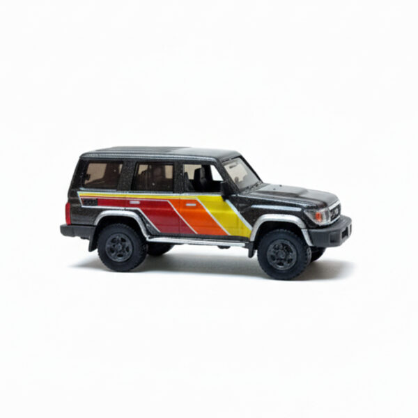 Para 64 2014 Toyota Land Cruiser LC76 "TRD Livery" Gray Metallic with Stripes