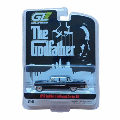 Greenlight 1955 Cadillac Fleetwood Series 60 Black "The Godfather" (1972) "Hollywood Series"