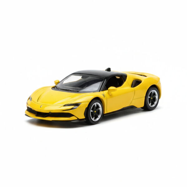 Maisto Ferrari SF90 Stradale Yellow with Black Top