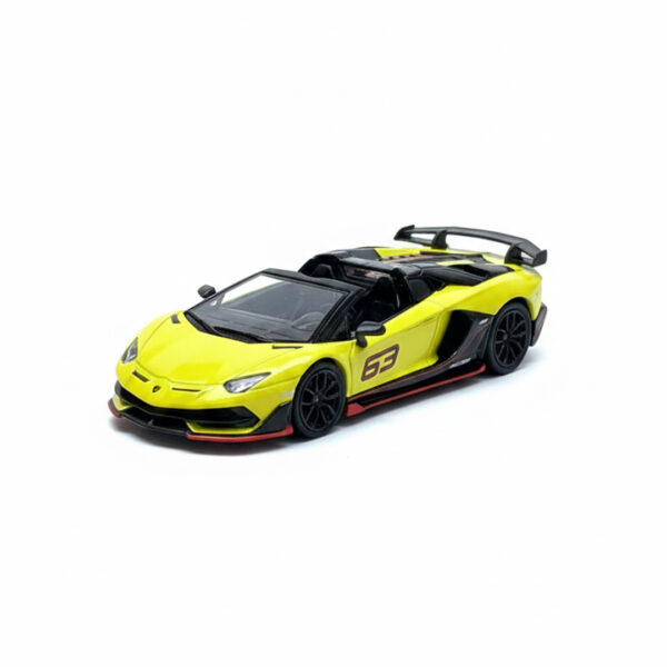 Mini GT Lamborghini Aventador SVJ 63 Roadster Verde Shock Green Limited Edition