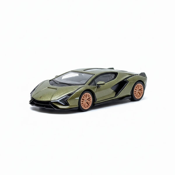 Lamborghini Sian FKP 37 Verde Gea Green Metallic Hypercar League Collection B Poster Cars Lamborghini Sian FKP 37 Verde Gea Green Metallic "Hypercar League Collection"