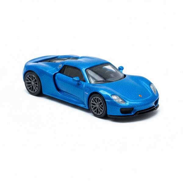 Poster Cars Porsche 918 Spyder Sapphire Blue Metallic "Hypercar League Collection"