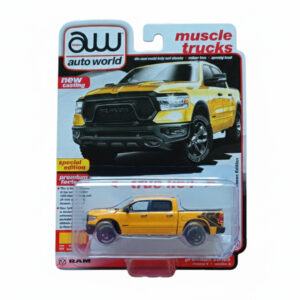 auto-world-2023-ram-1500-rebel-havoc-edition-pickup-truck-baja-yellow